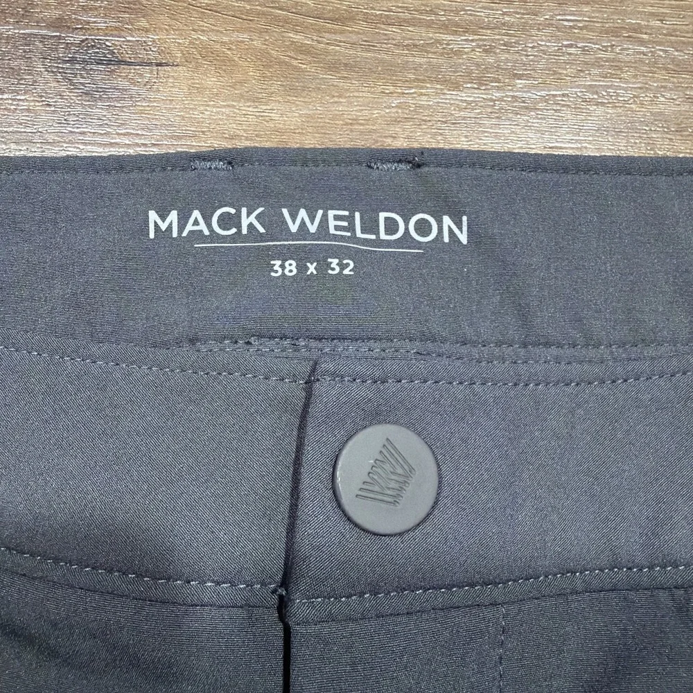 Mack Weldon Men's 38 x 32 Radius 5-pocket Chino Pants Gray